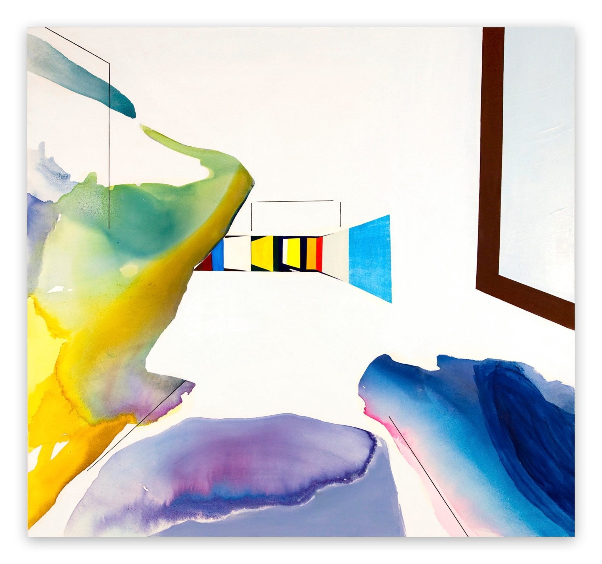 Room - Laura Newman - Abstract Painting - Ideelart