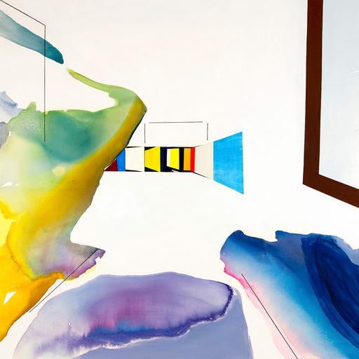 Room - Laura Newman - Abstract Painting - Ideelart