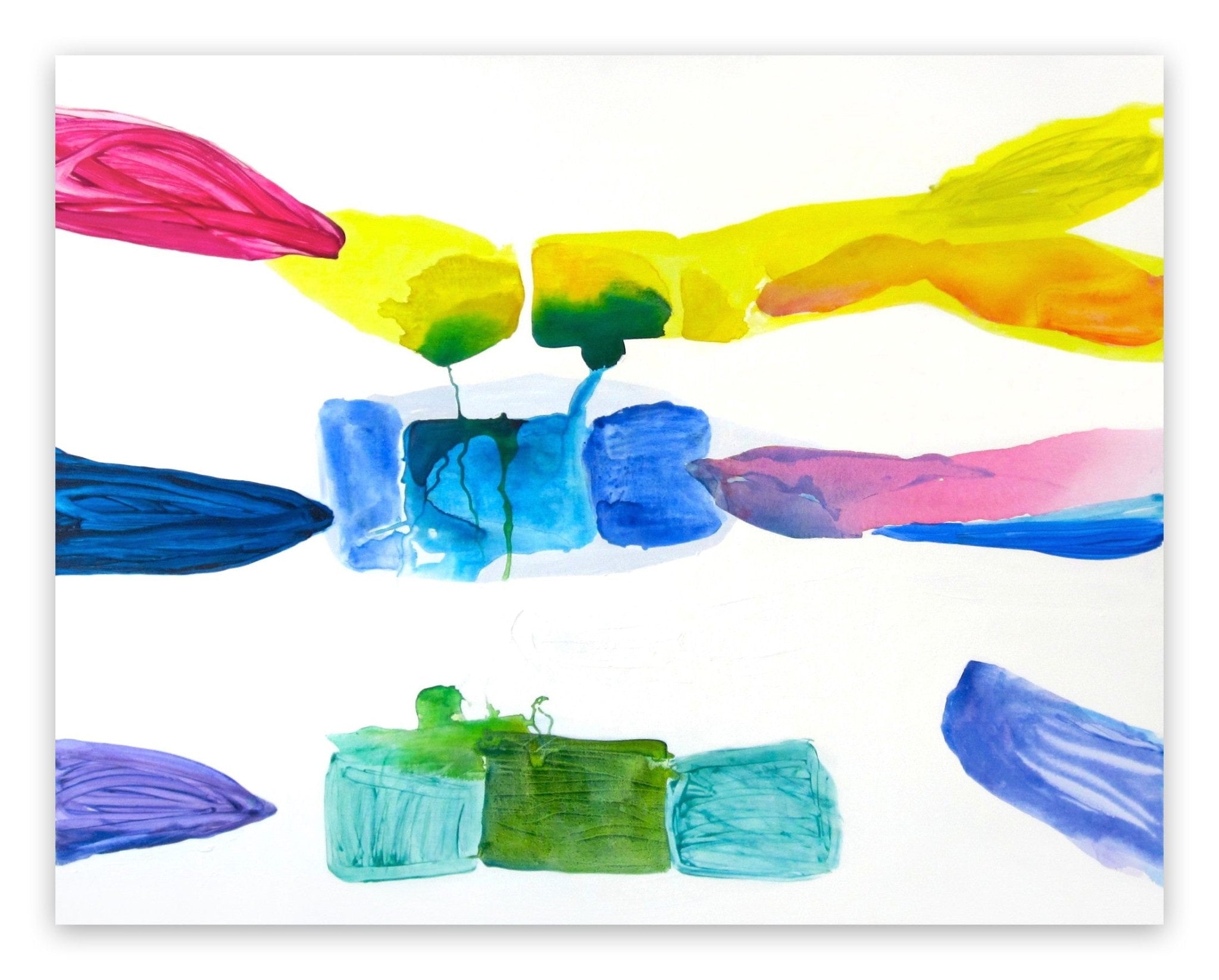 Bonbon - Laura Newman - Abstract Painting - Ideelart