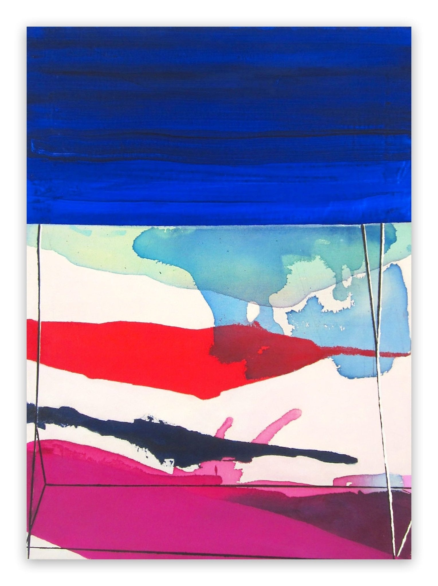 Blind - Laura Newman - Abstract Painting - Ideelart