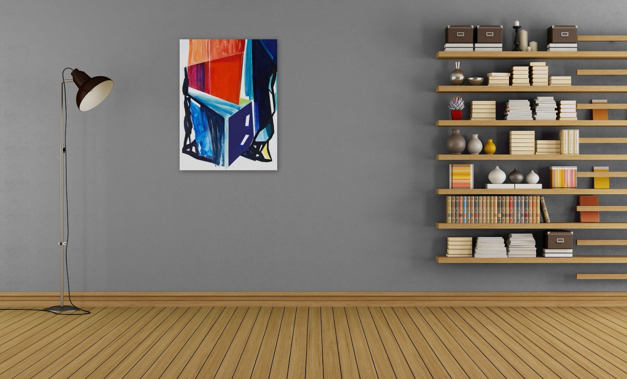 Still Life - Laura Newman - Abstract Painting - Ideelart