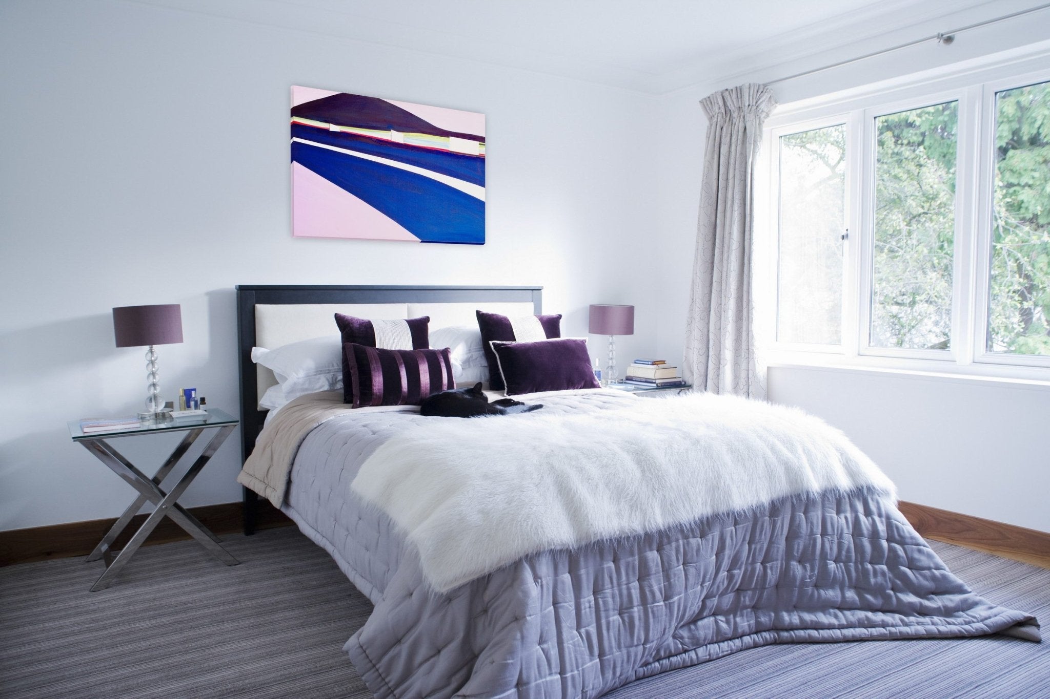 High Beams - Laura Newman - Abstract Painting - Ideelart