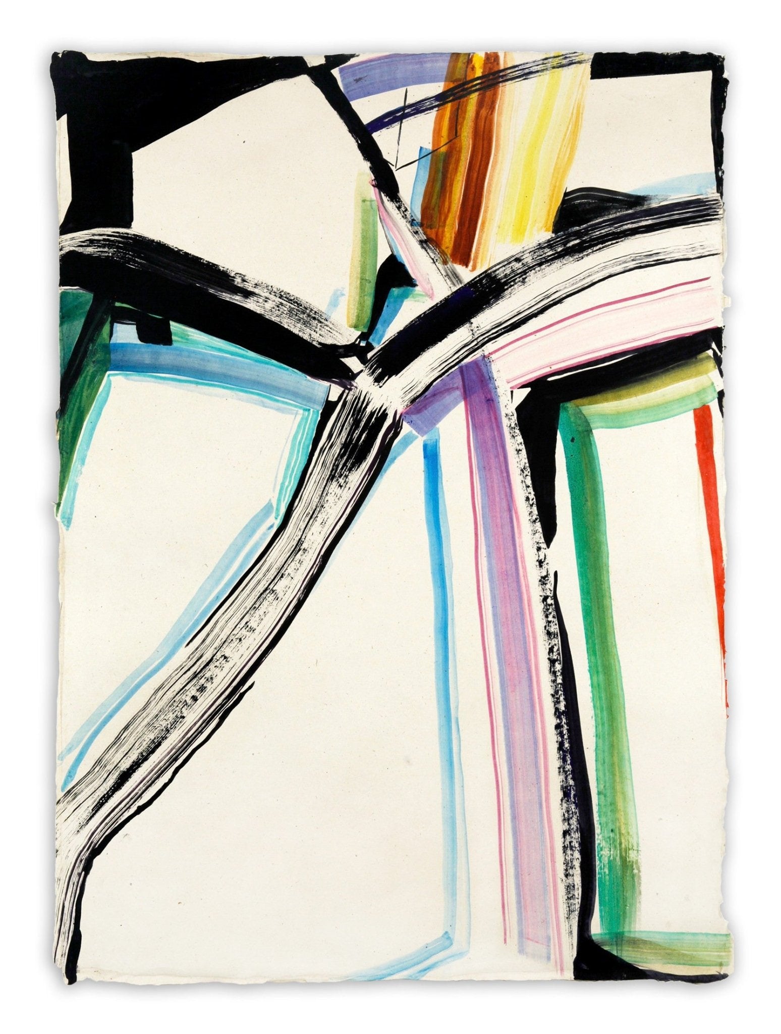 Swerve - Laura Newman - Abstract Painting - Ideelart