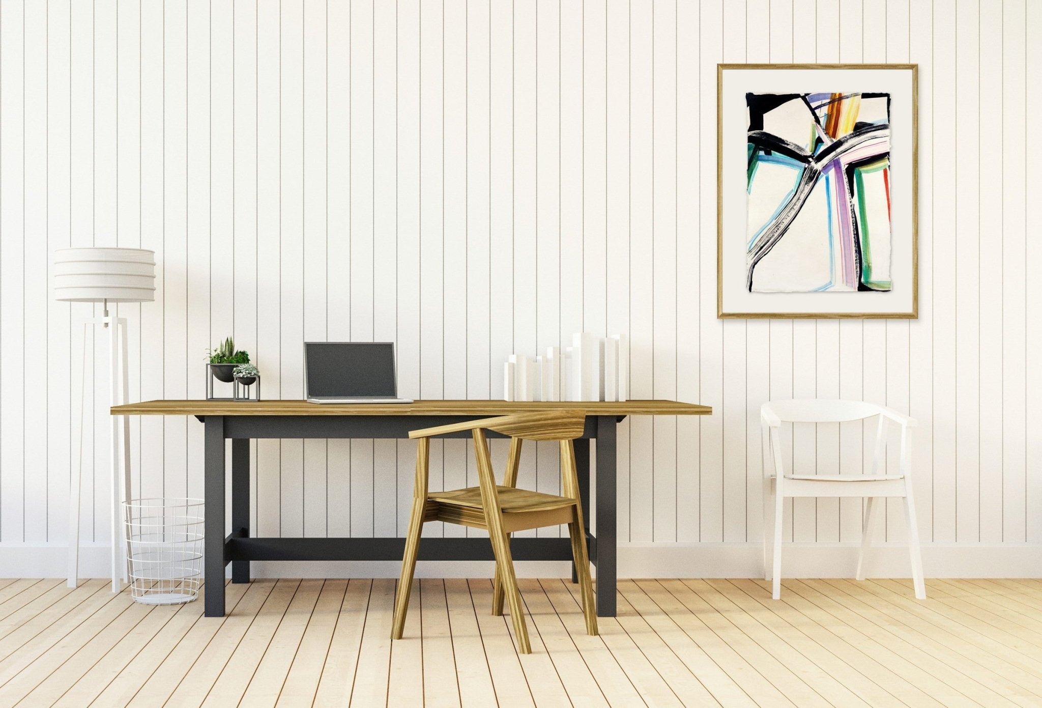 Swerve - Laura Newman - Abstract Painting - Ideelart