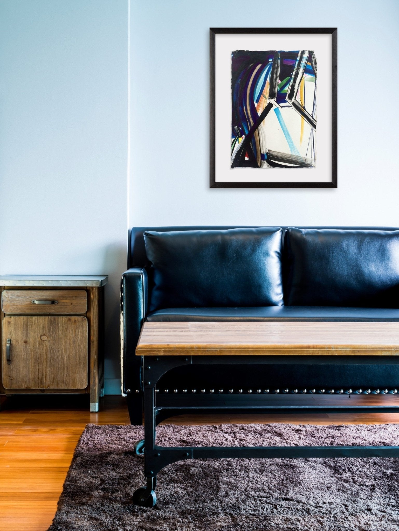 Frames - Laura Newman - Abstract Painting - Ideelart