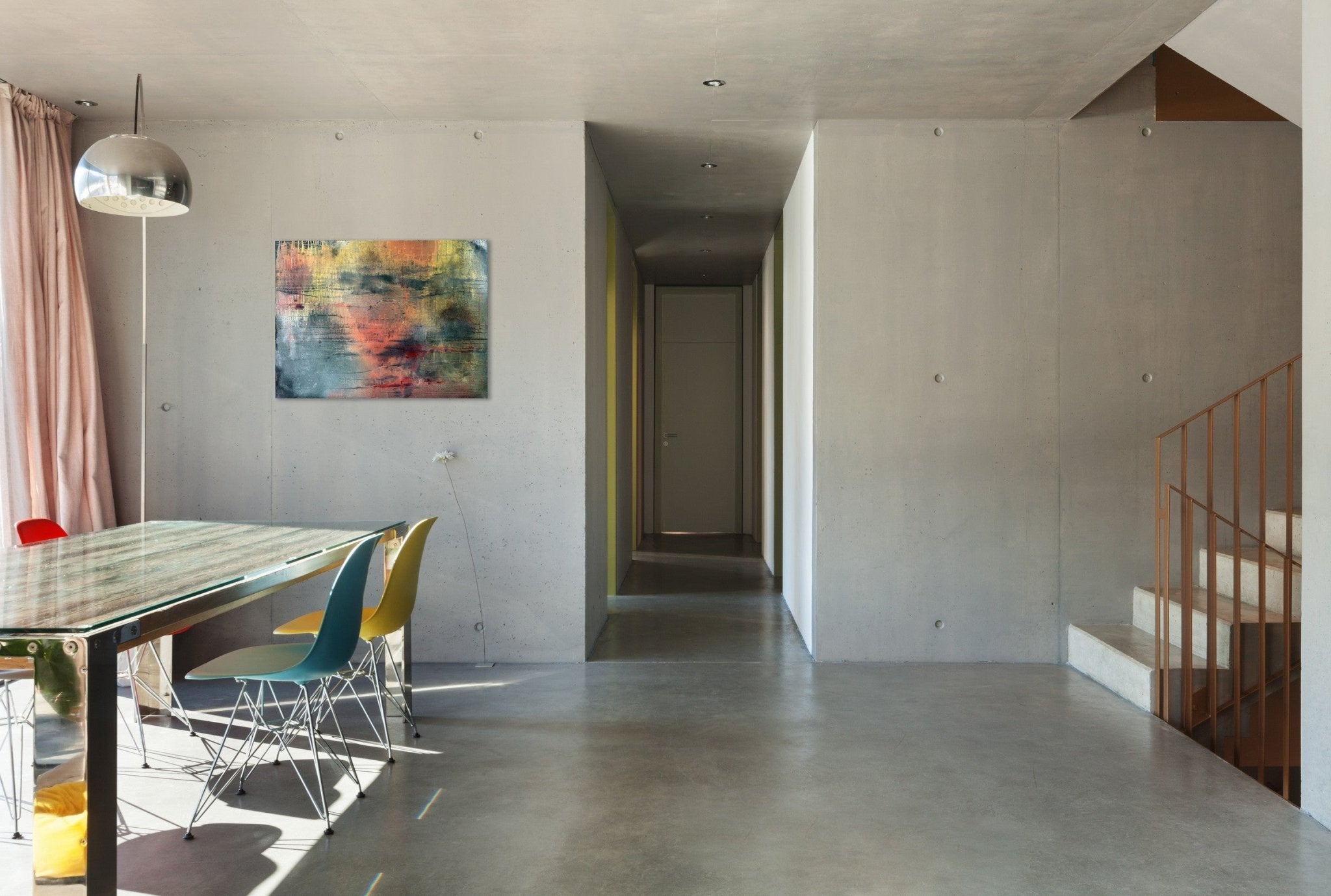 Fragments of Poetry and Silence No. 39 - Yari Ostovany - Abstract Painting - Ideelart