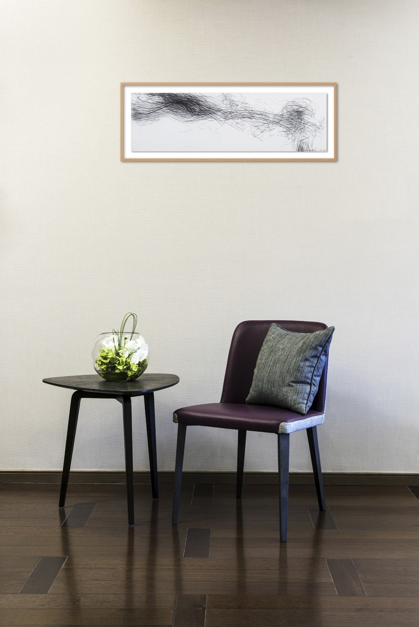 Storm Series Horizontal 8 - Jaanika Peerna - Abstract Drawing - Ideelart