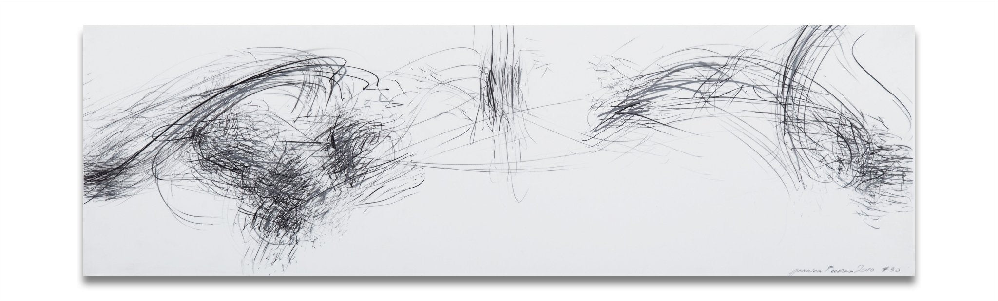 Storm Series Horizontal 30 - Jaanika Peerna - Abstract Drawing - Ideelart