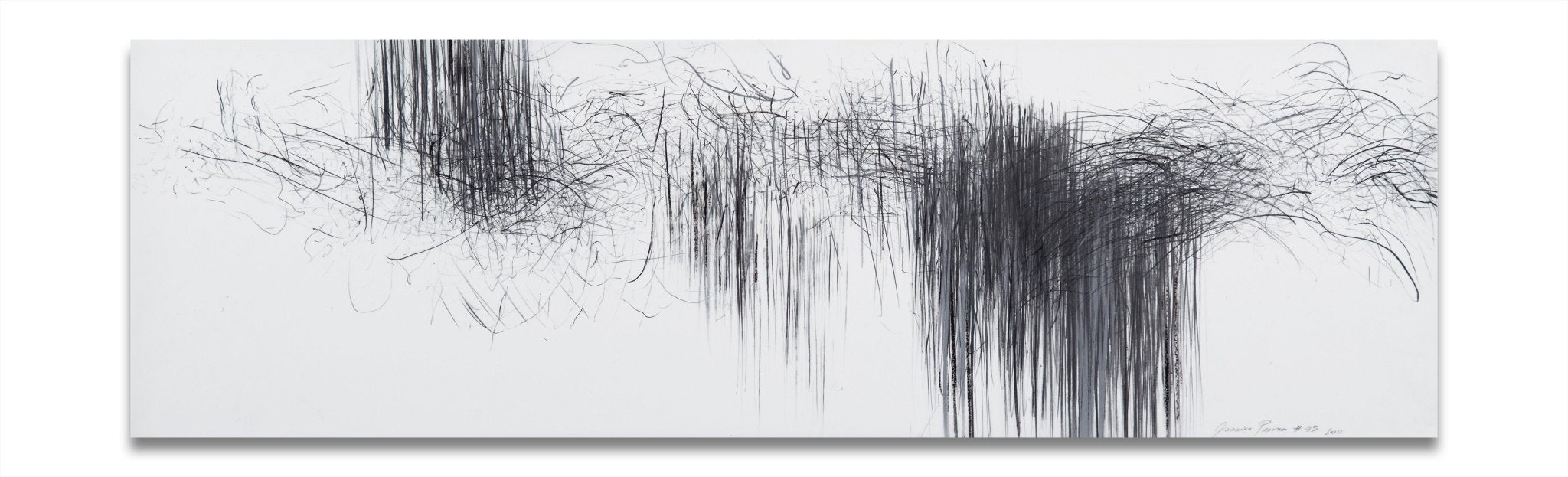 Storm Series Horizontal 43 - Jaanika Peerna - Abstract Drawing - Ideelart
