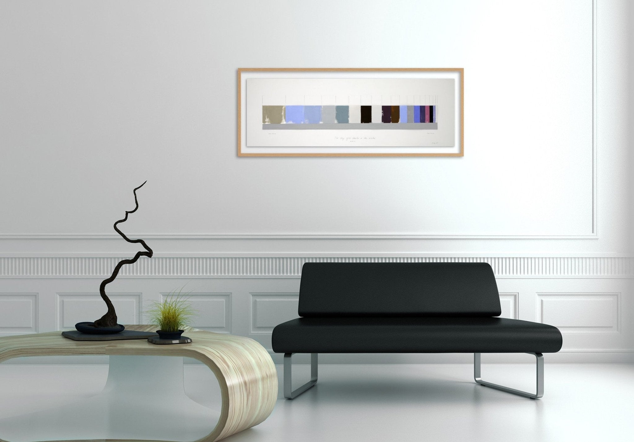 The Days Grow Shorter in the Winter - Debra Ramsay - Abstract Painting - Ideelart