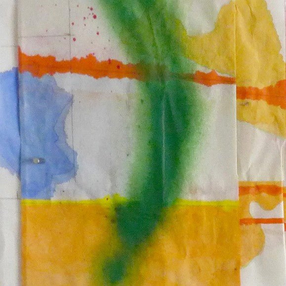 Paris - Ober (Blue Circle) - Peter Soriano - Abstract Mixed Media - Ideelart