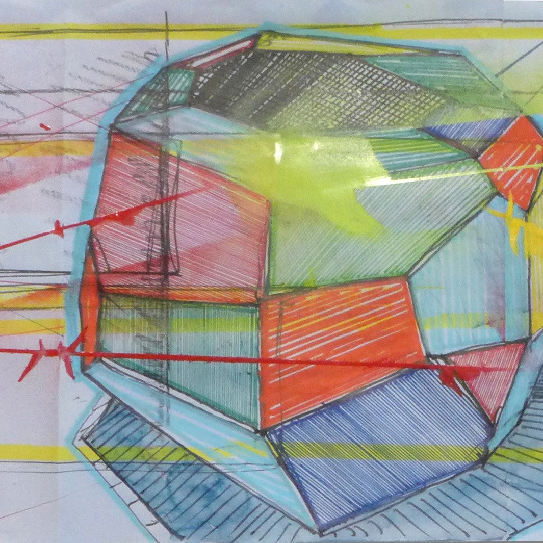 Berlin - Peter Soriano - Abstract Mixed Media - Ideelart