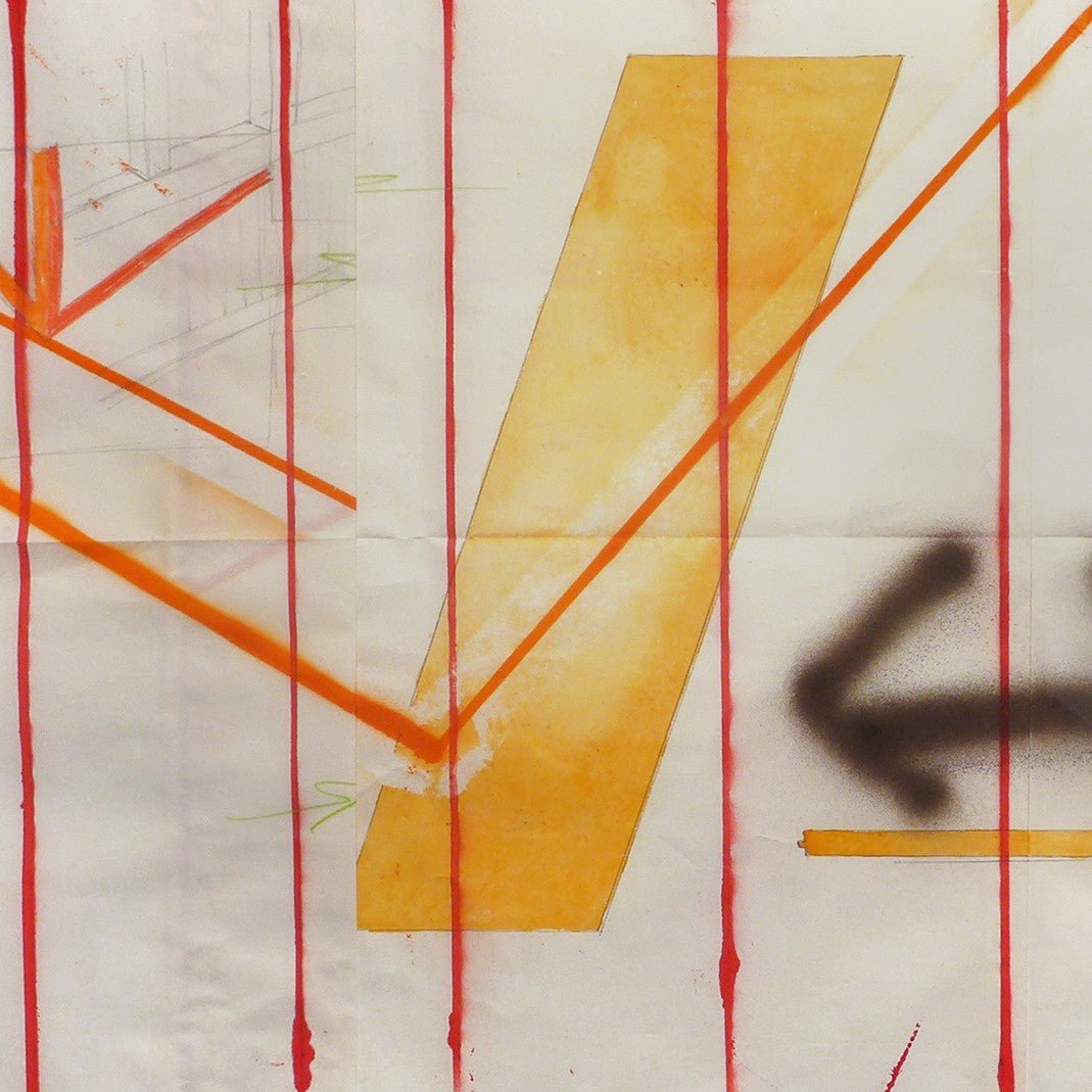 Porch Drawing 2 - Peter Soriano - Abstract Mixed Media - Ideelart