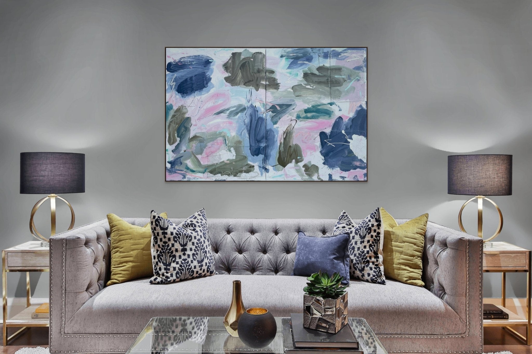 Boogum Oogum - Marcus Aitken - Abstract Painting - Ideelart