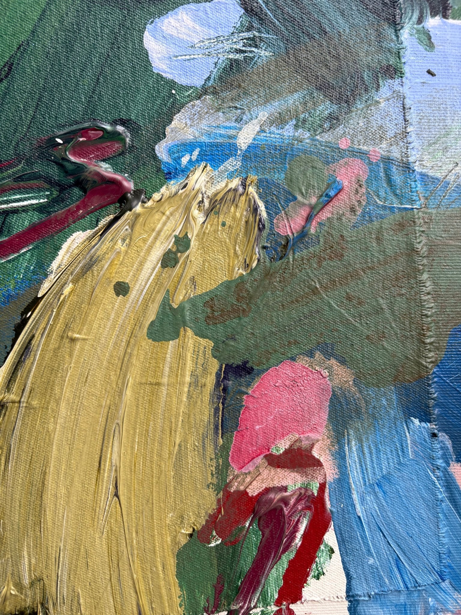 Running - Marcus Aitken - Abstract Painting - Ideelart