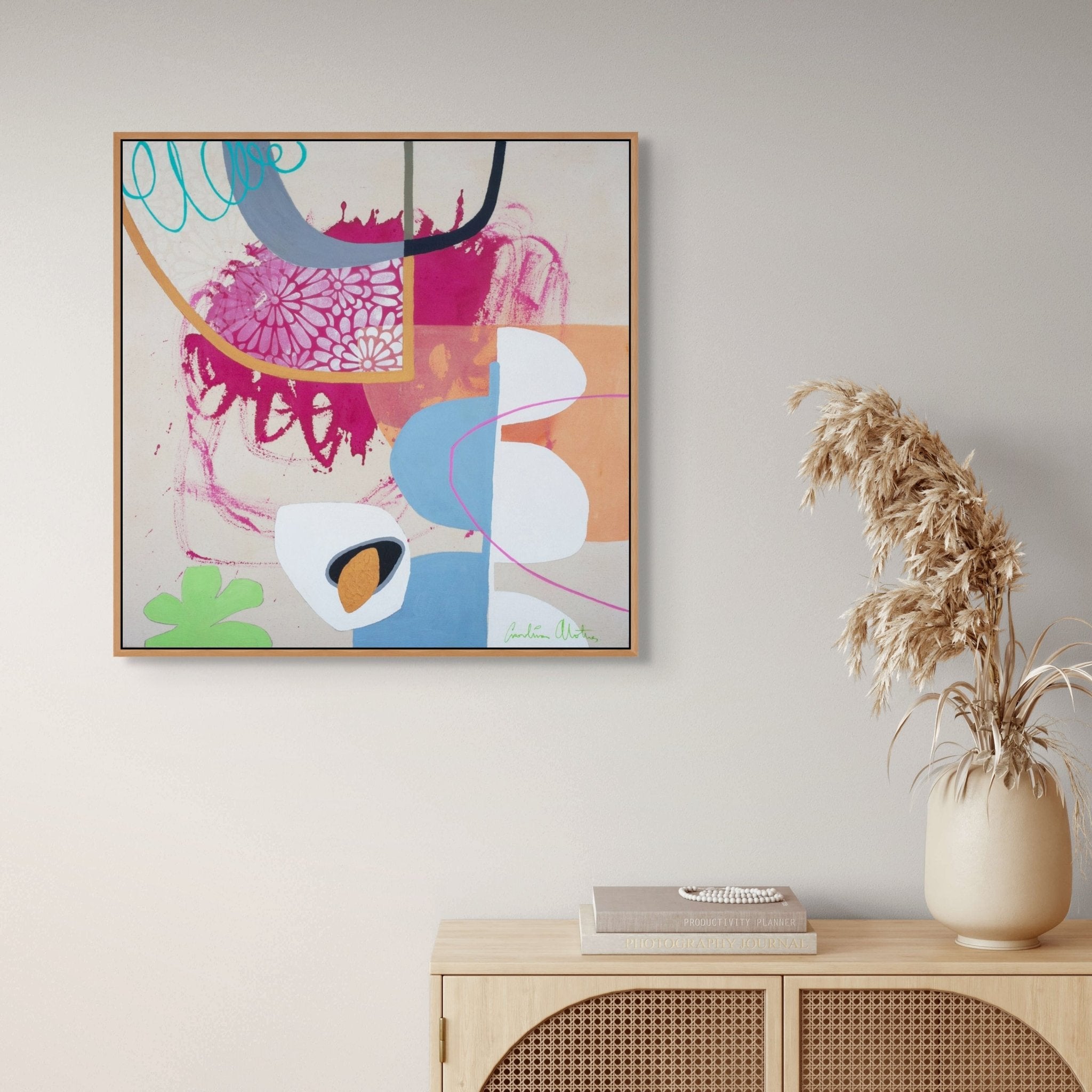 Amelia - Carolina Alotus - Abstract Painting - Ideelart