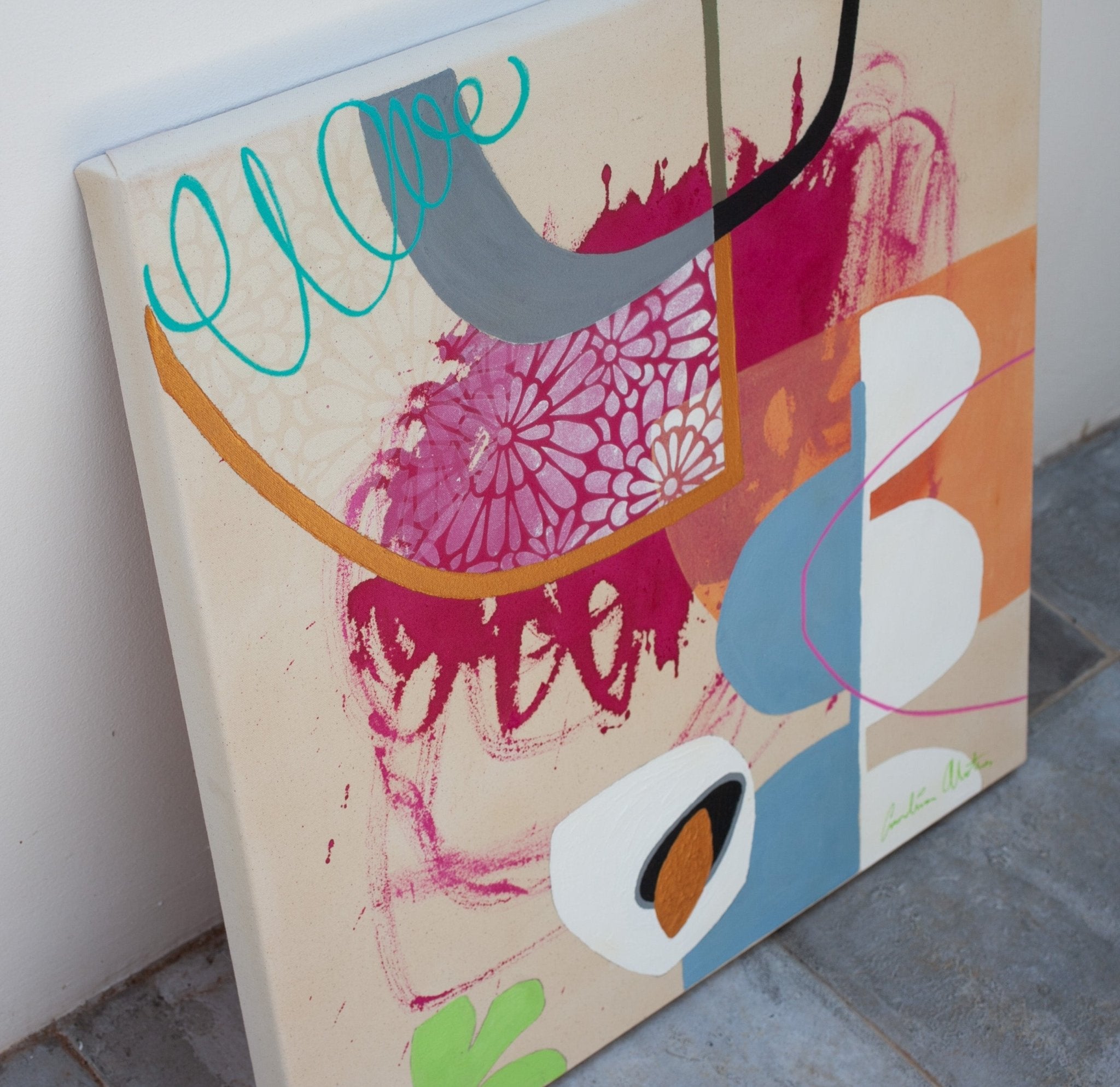 Amelia - Carolina Alotus - Abstract Painting - Ideelart