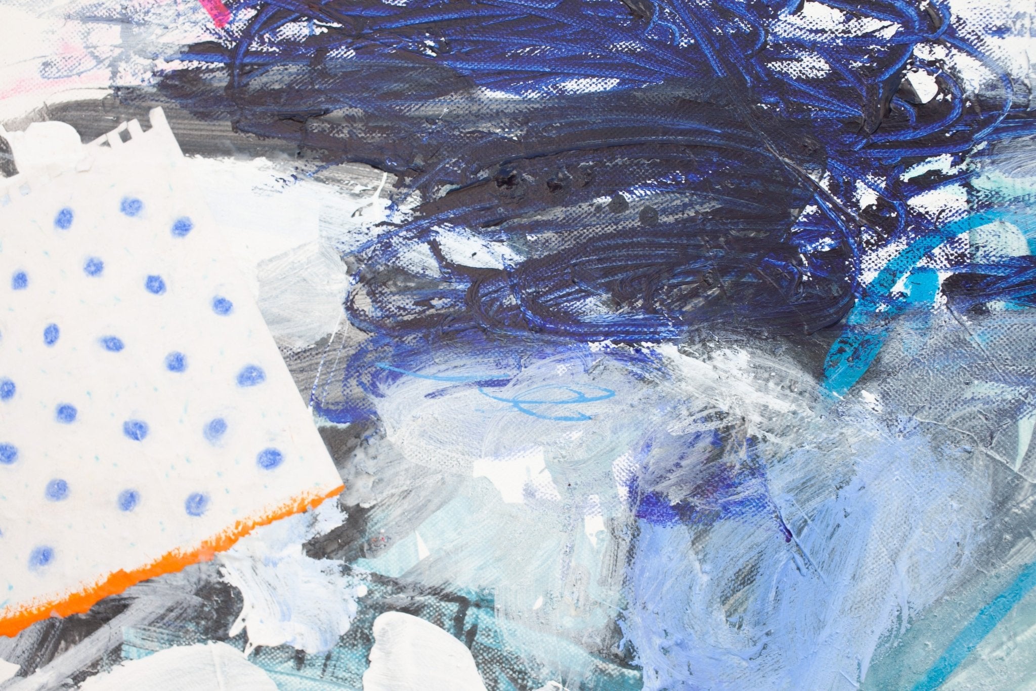 Butterflies, birds and shooting stars - Carolina Alotus - Abstract Painting - Ideelart