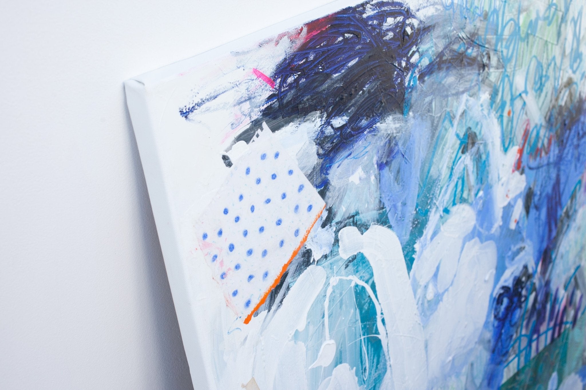 Butterflies, birds and shooting stars - Carolina Alotus - Abstract Painting - Ideelart