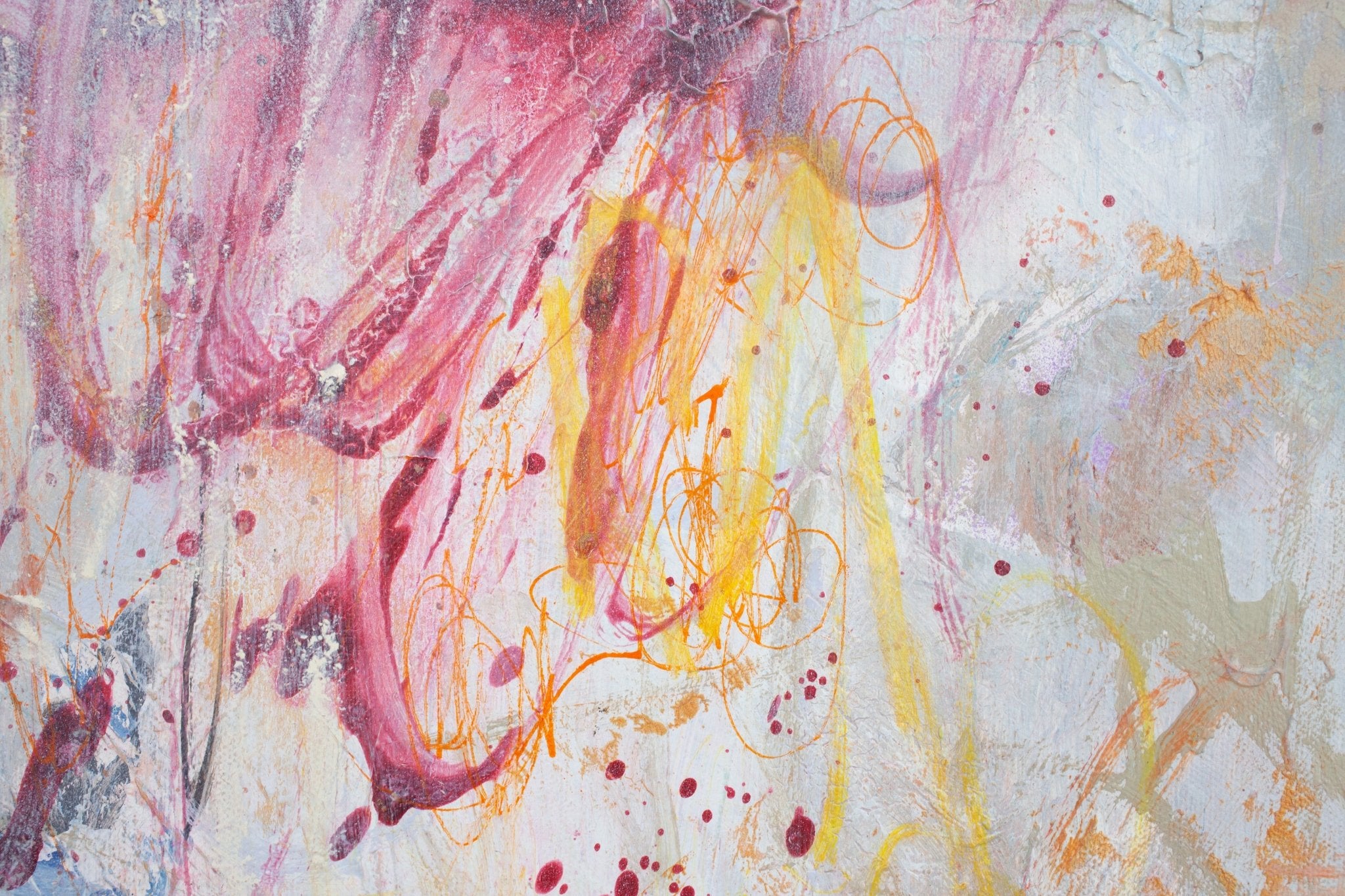 Golden unicorns - Carolina Alotus - Abstract Painting - Ideelart