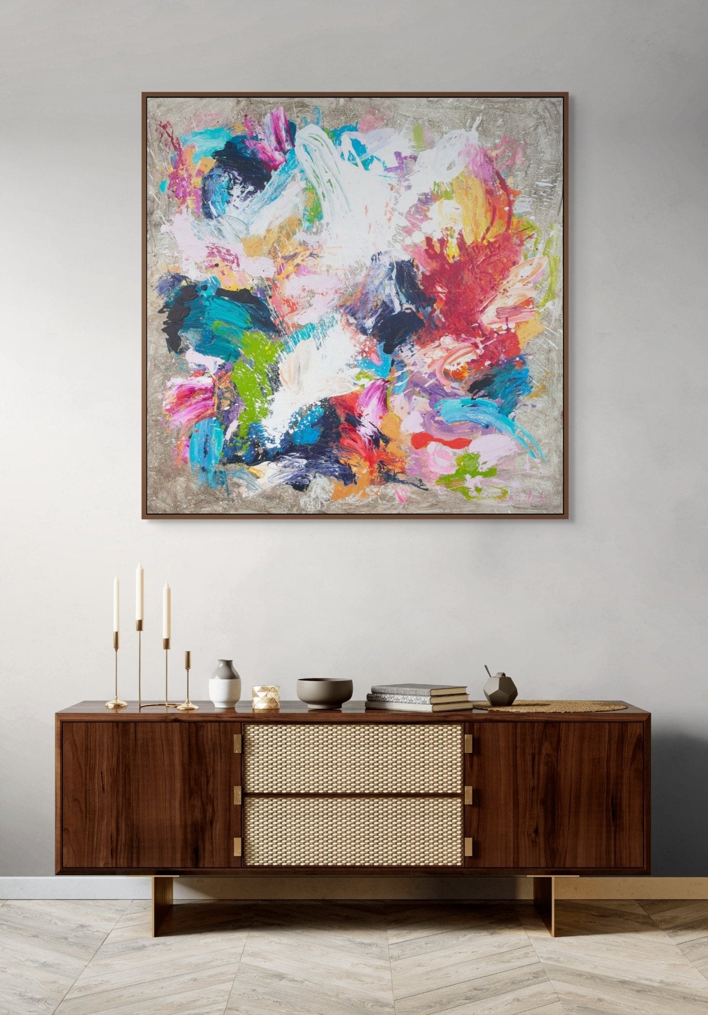 Lumiere - Carolina Alotus - Abstract Painting - Ideelart