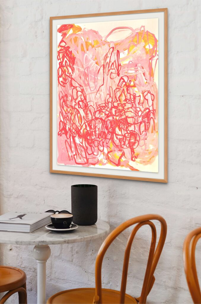 Always home N7 - Laura Basterra Sanz - Abstract Painting - Ideelart