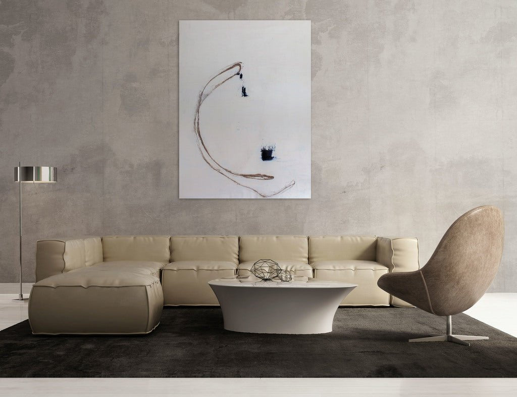 Begin again - Brooke Noel Morgan - Abstract Painting - Ideelart