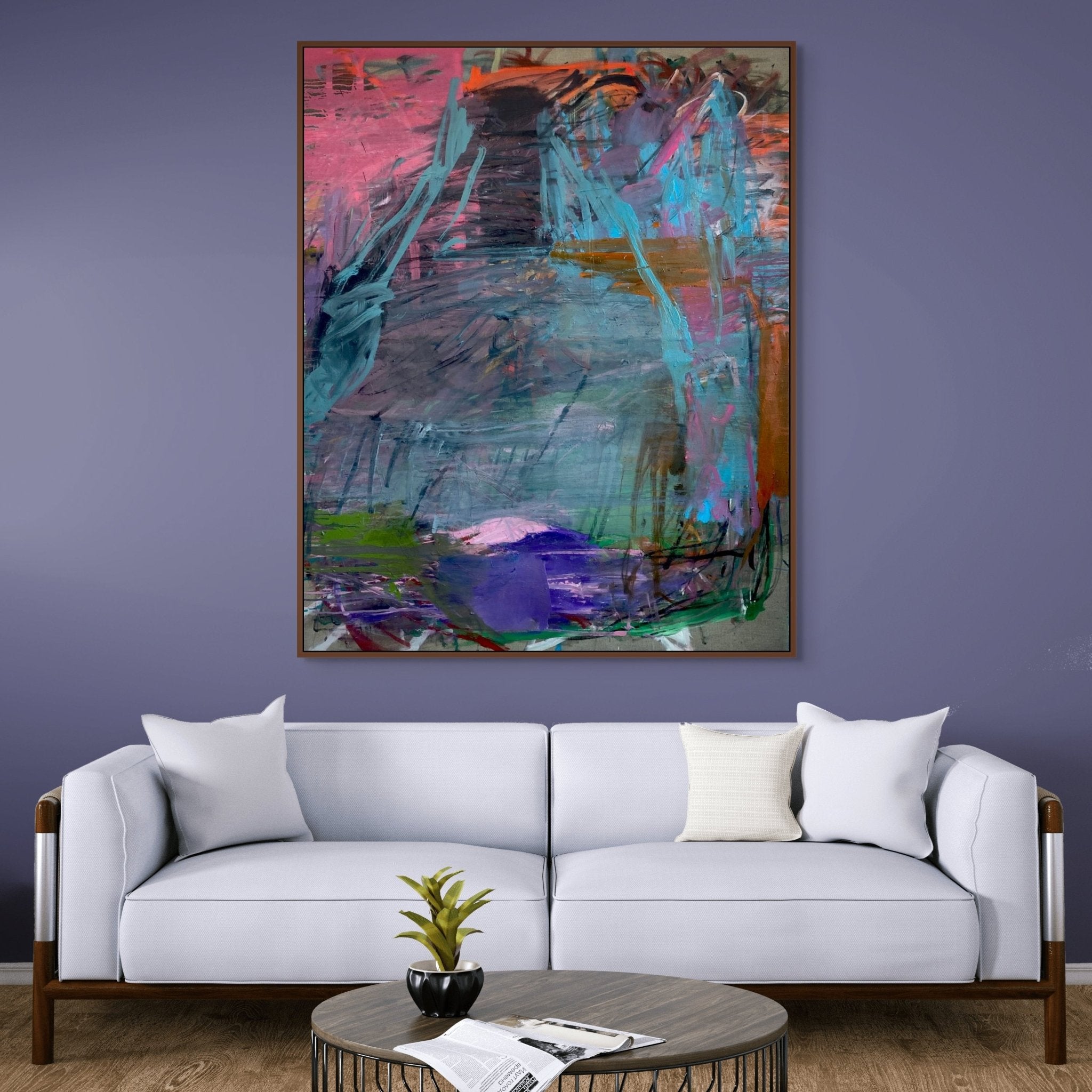 Chamber - Karl Bielik - Abstract Painting - Ideelart