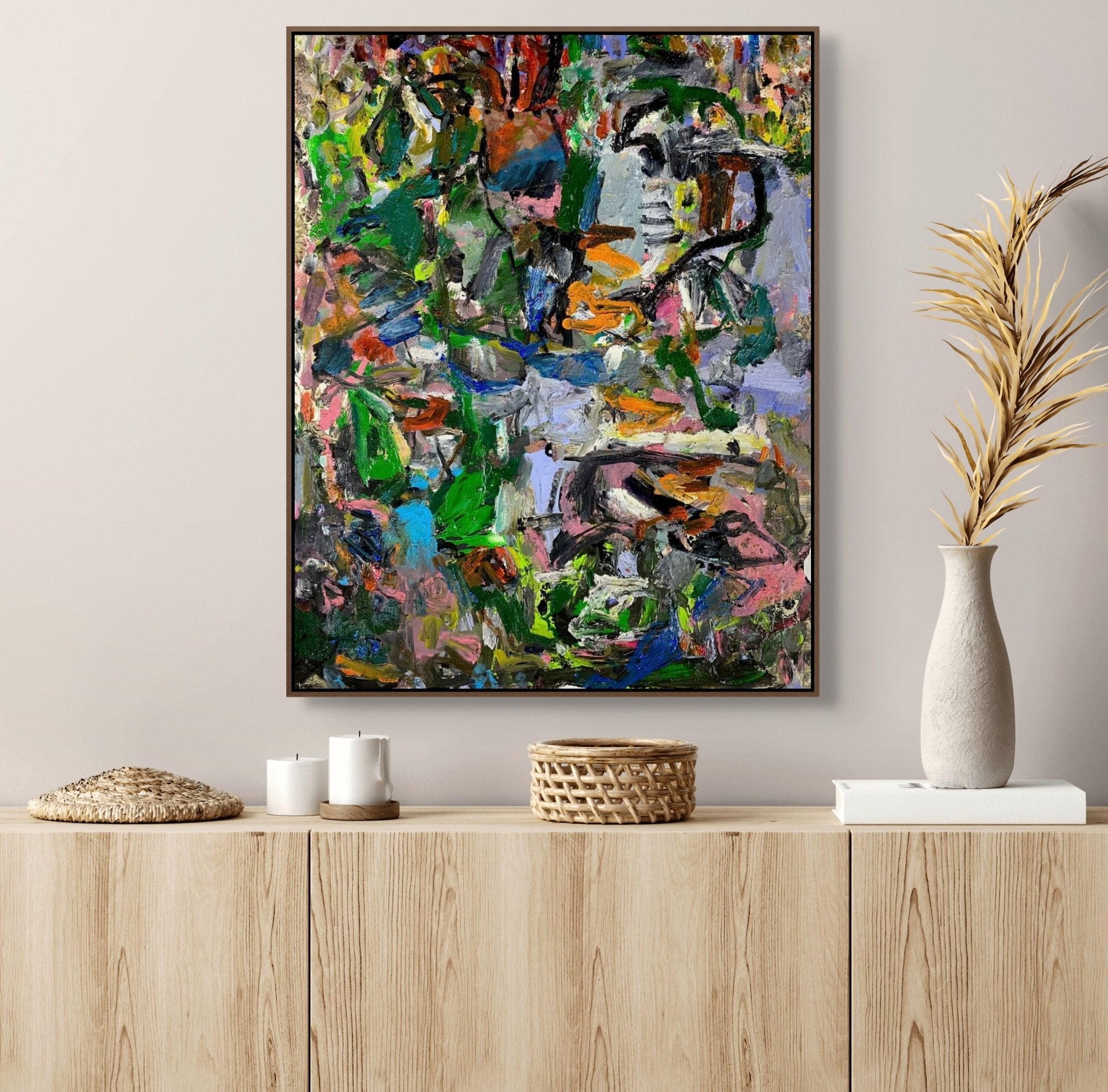 Foresaken - Karl Bielik - Abstract Painting - Ideelart