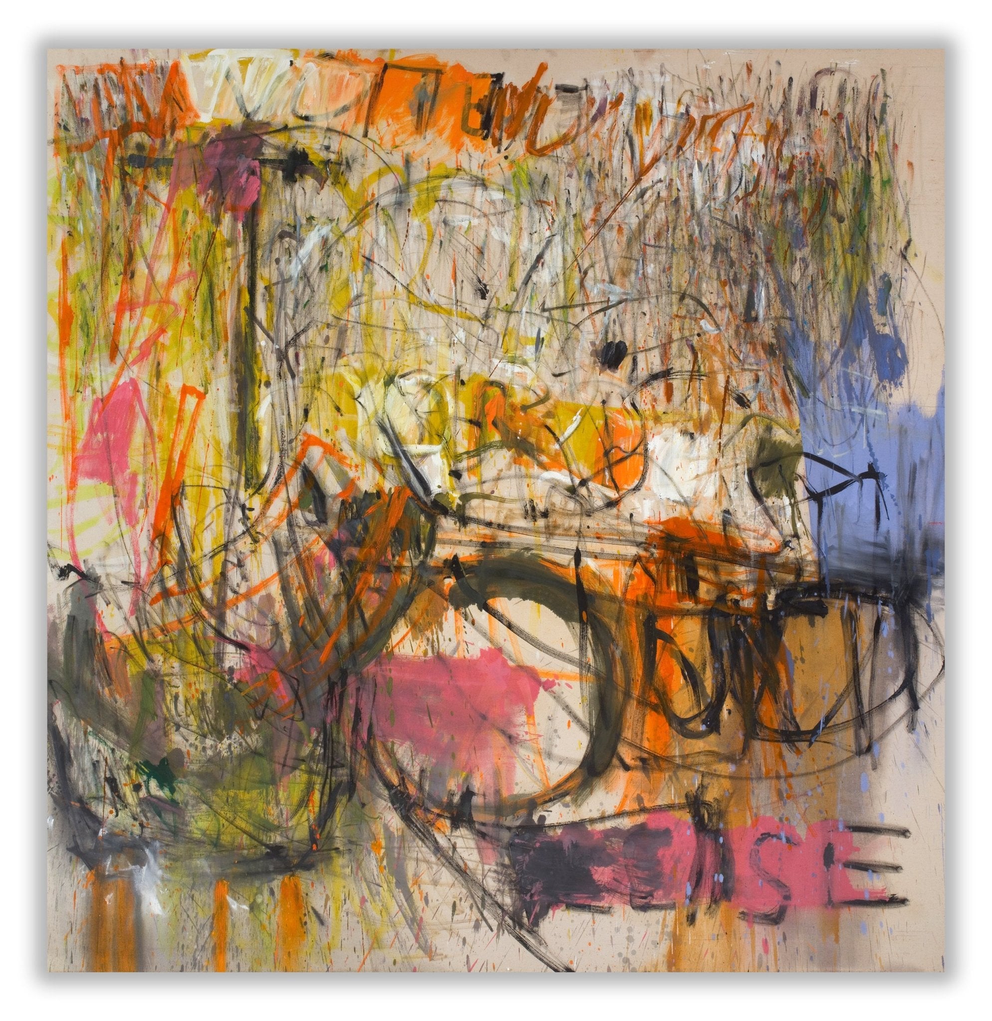 Pleaser - Karl Bielik - Abstract Painting - Ideelart