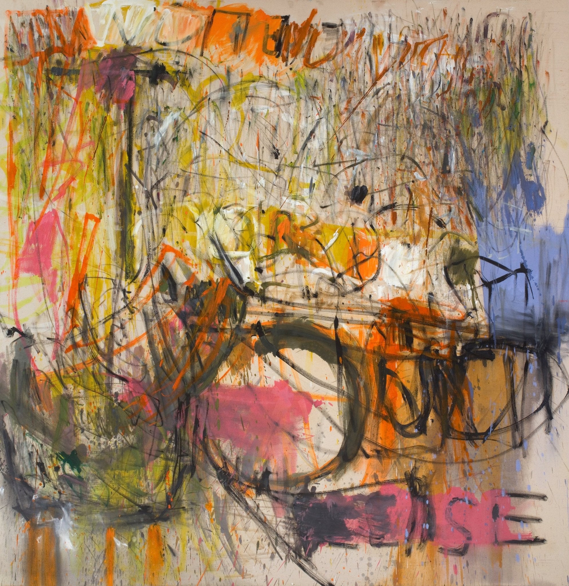 Pleaser - Karl Bielik - Abstract Painting - Ideelart