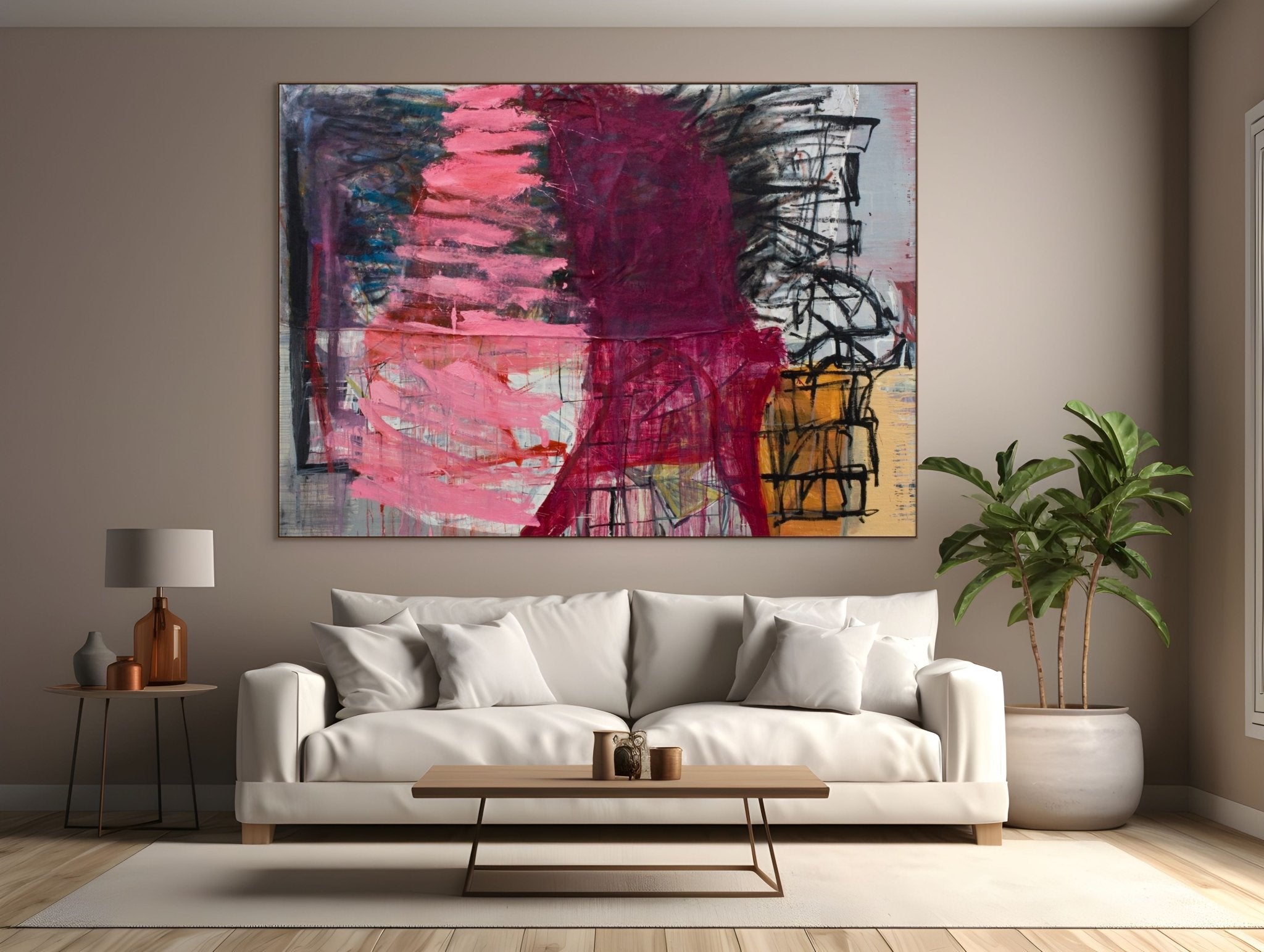 Smack - Karl Bielik - Abstract Painting - Ideelart