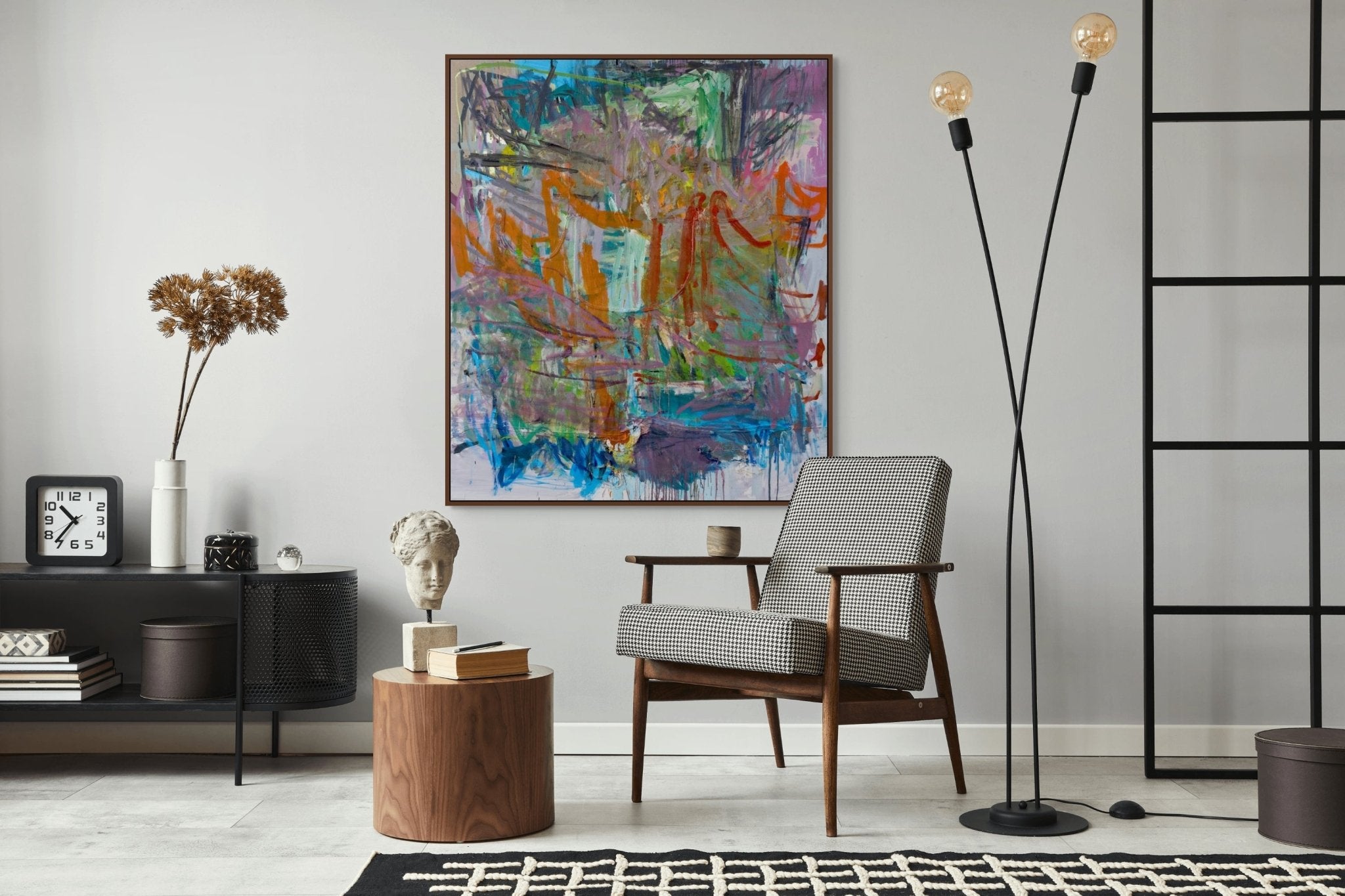 Wishbone - Karl Bielik - Abstract Painting - Ideelart