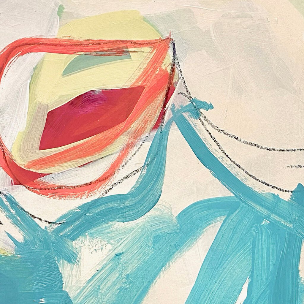 Blue (Diptych) - Laura Basterra Sanz - Abstract Painting - Ideelart