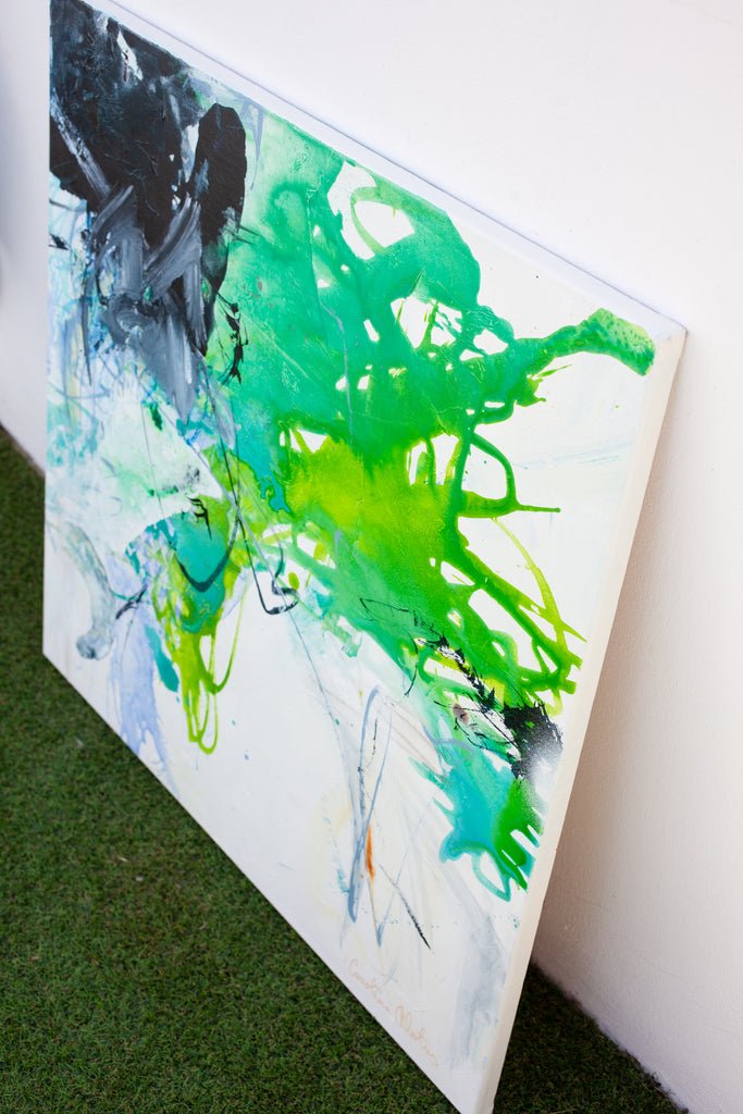 Breeze - Carolina Alotus - Abstract Painting - Ideelart