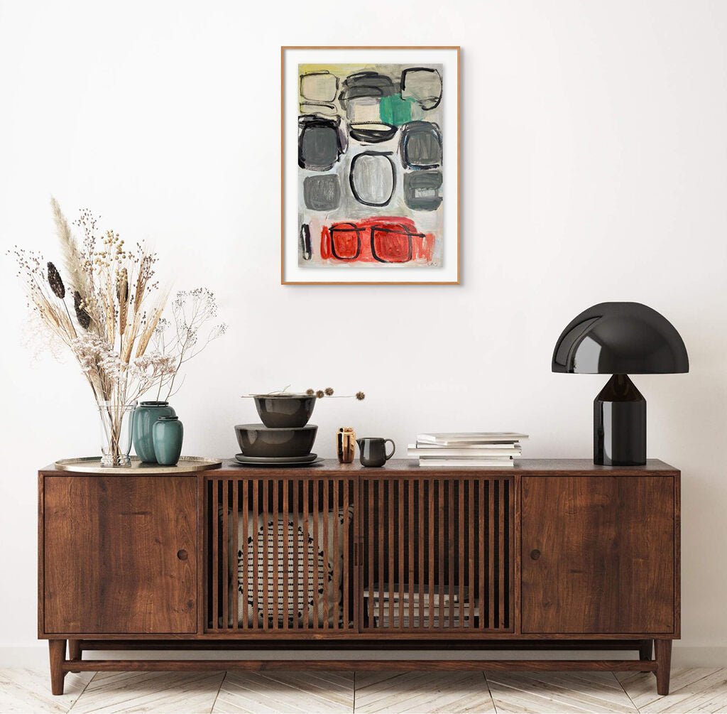 Care or not at all - Laura Basterra Sanz - Abstract Painting - Ideelart