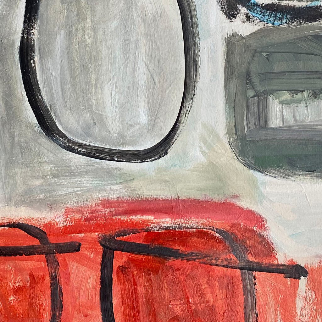 Care or not at all - Laura Basterra Sanz - Abstract Painting - Ideelart