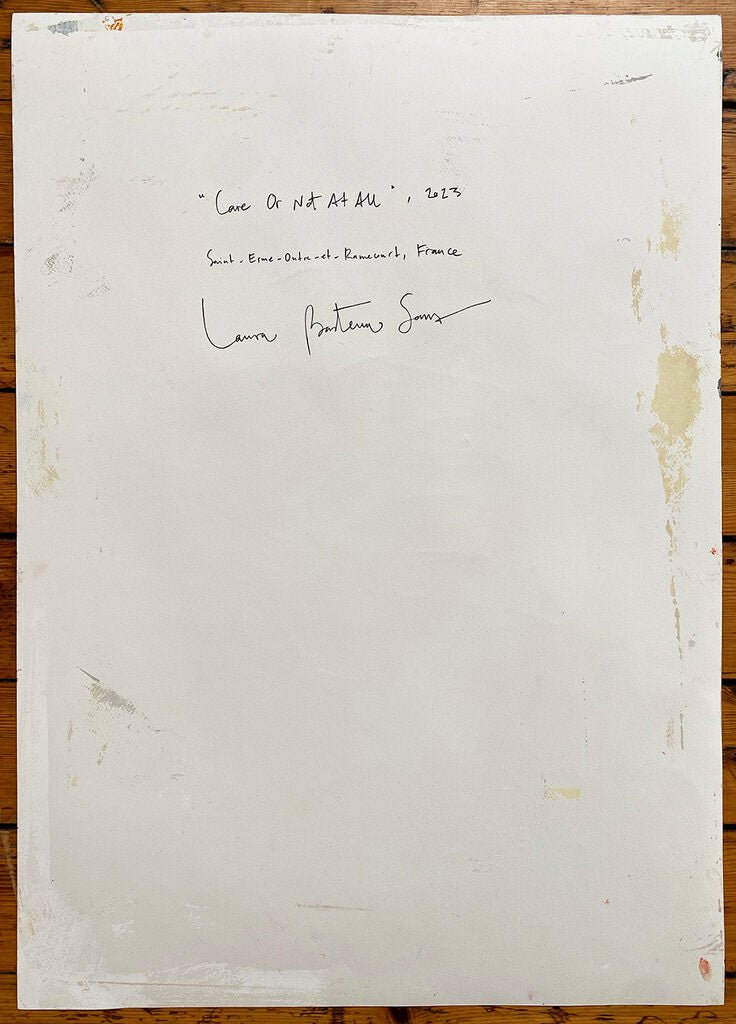 Care or not at all - Laura Basterra Sanz - Abstract Painting - Ideelart