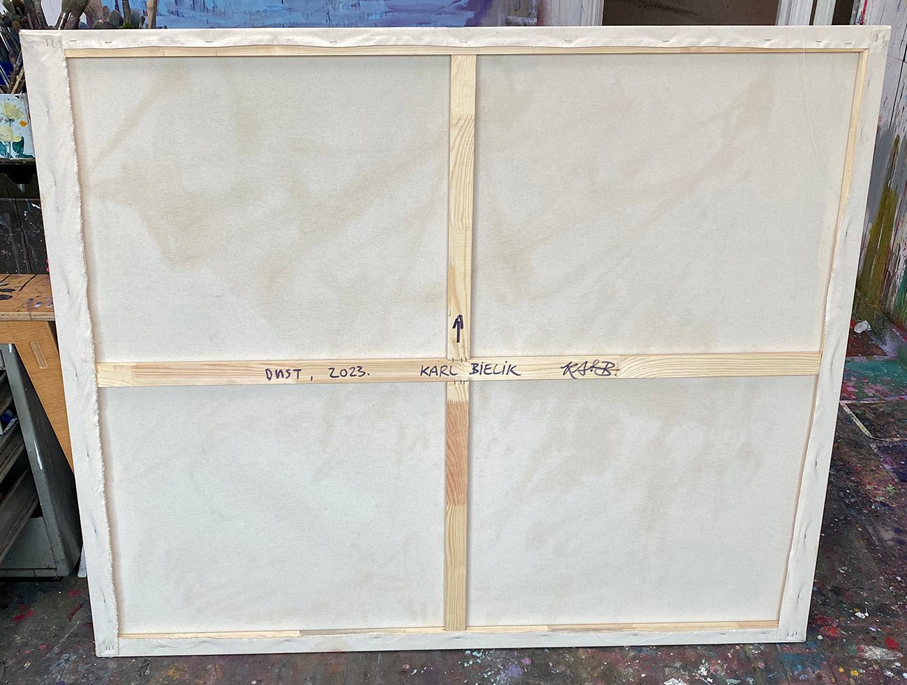 Dust - Karl Bielik - Abstract Painting - Ideelart