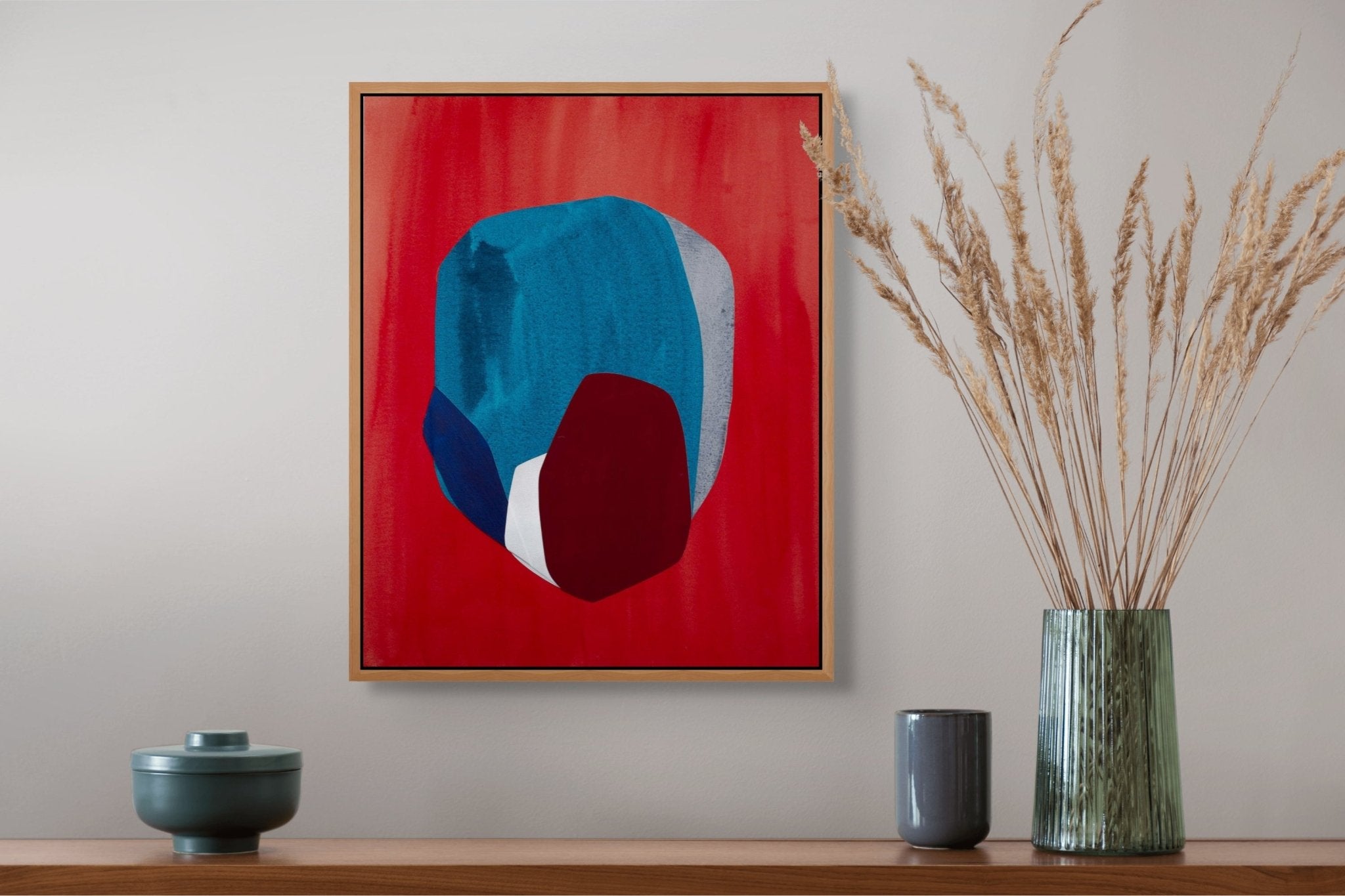 Tellurique, I - Marie de Lignerolles - Abstract Painting - Ideelart