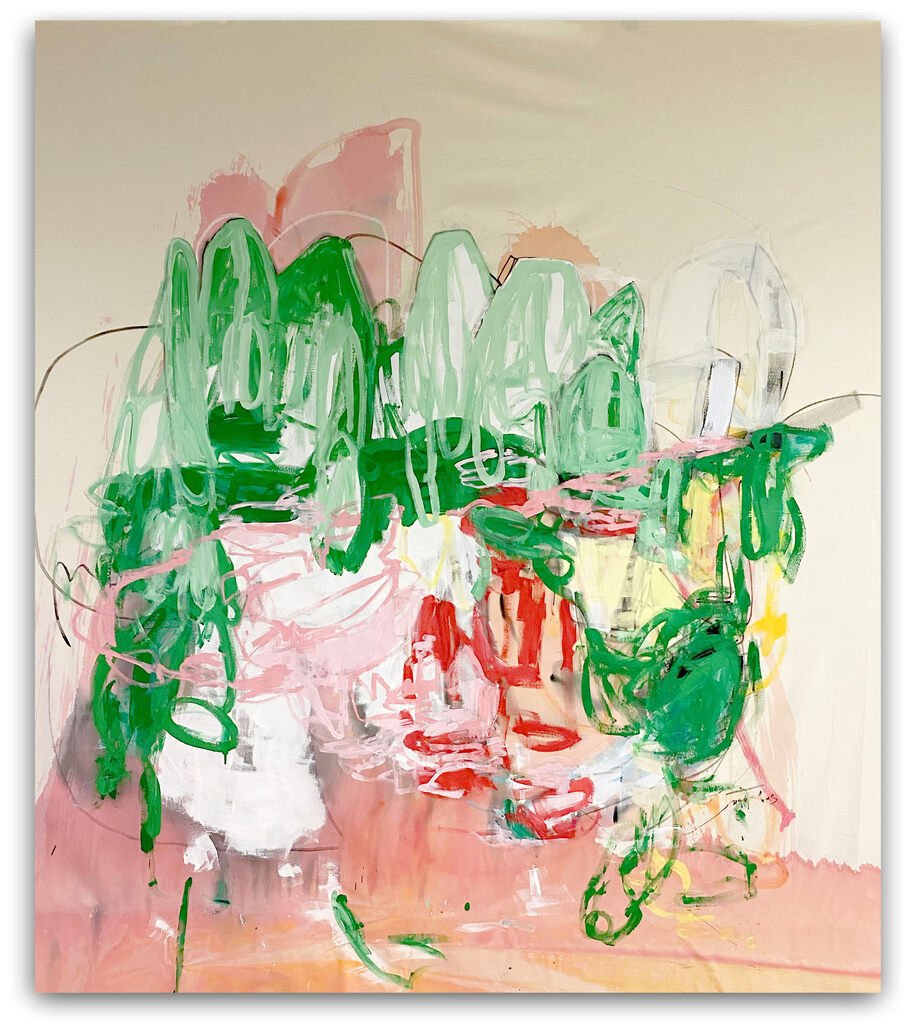 Evergreen - Laura Basterra Sanz - Abstract Painting - Ideelart