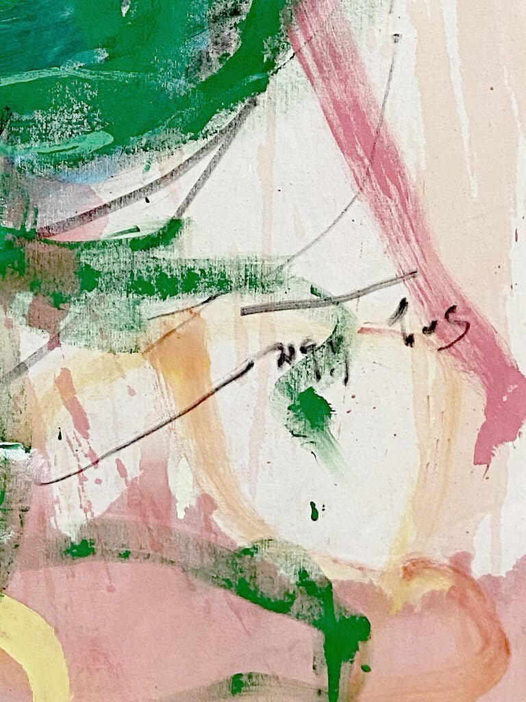 Evergreen - Laura Basterra Sanz - Abstract Painting - Ideelart