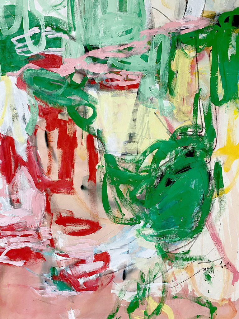 Evergreen - Laura Basterra Sanz - Abstract Painting - Ideelart