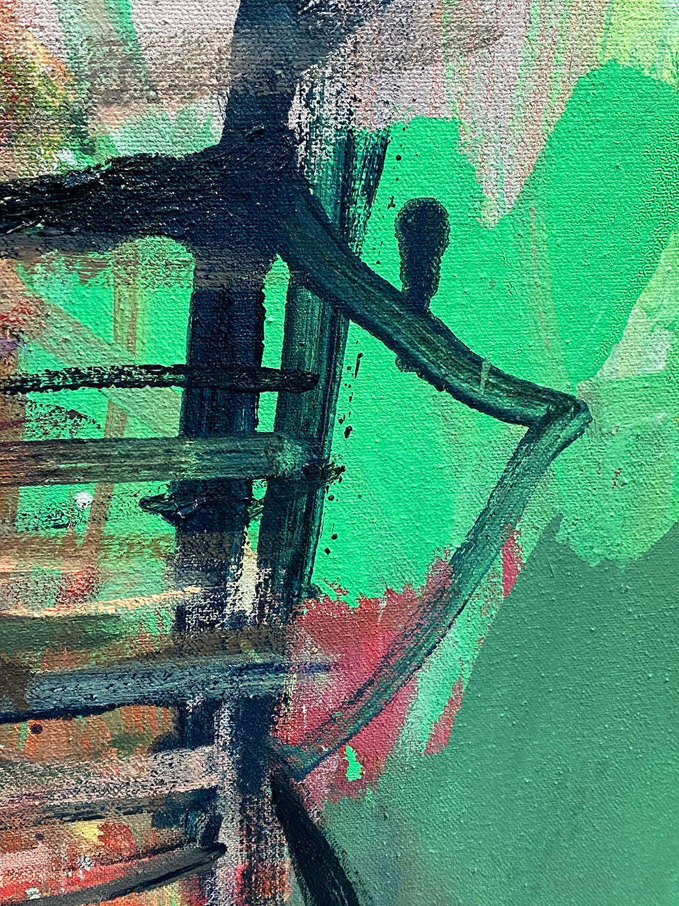 Flank - Karl Bielik - Abstract Painting - Ideelart