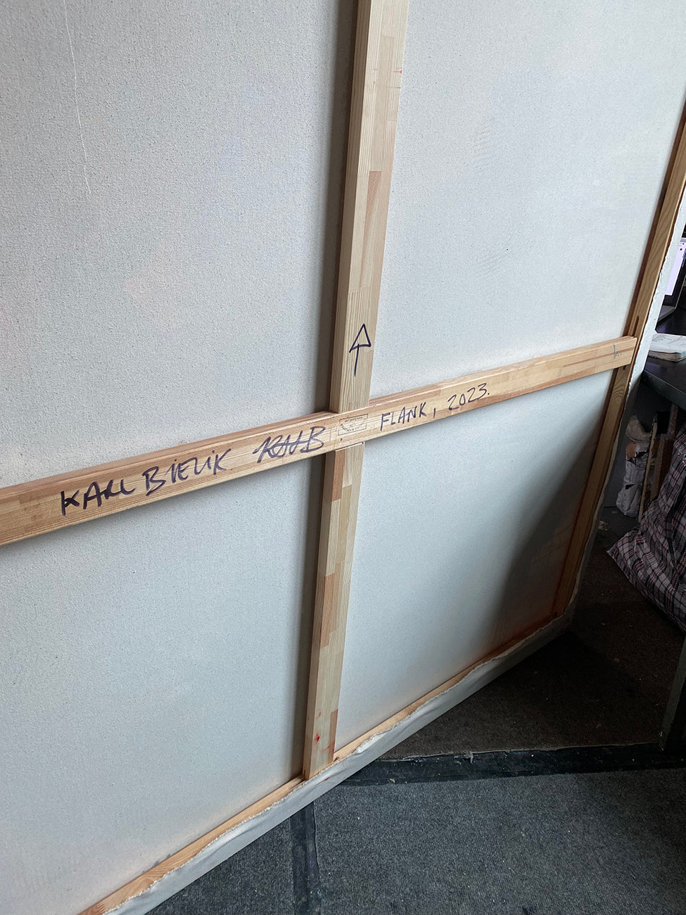 Flank - Karl Bielik - Abstract Painting - Ideelart