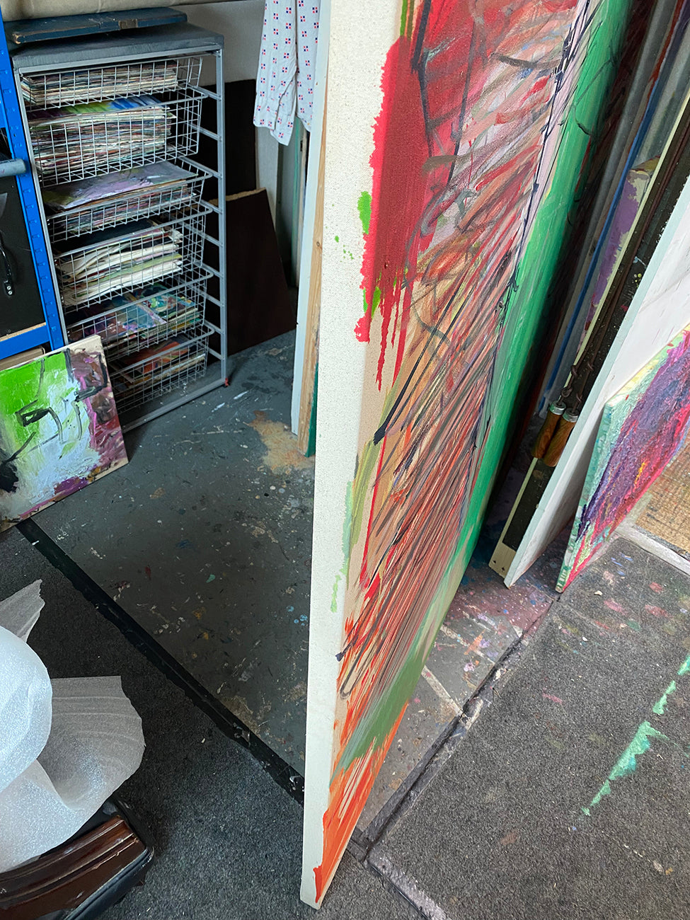 Flank - Karl Bielik - Abstract Painting - Ideelart