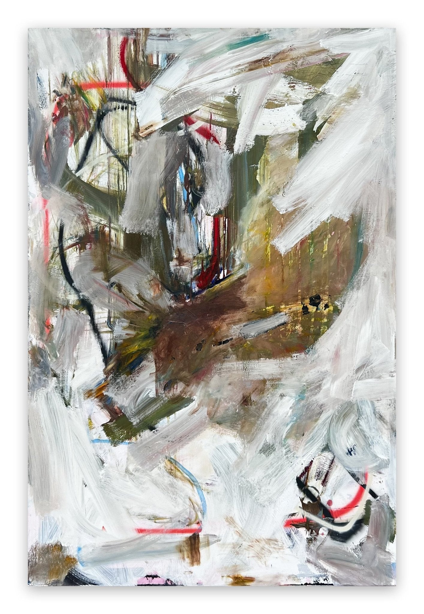 The Barbarians Of California - Tommaso Fattovich - Abstract Painting - Ideelart