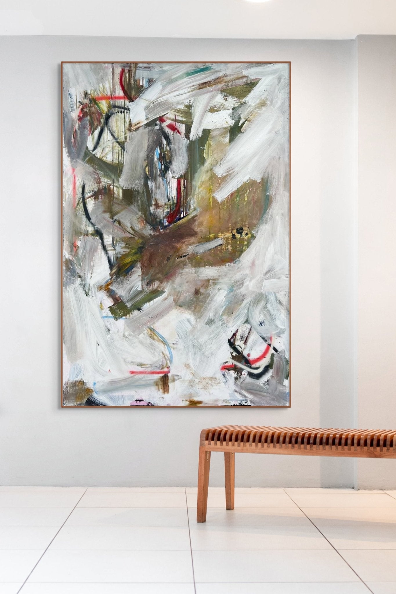 The Barbarians Of California - Tommaso Fattovich - Abstract Painting - Ideelart