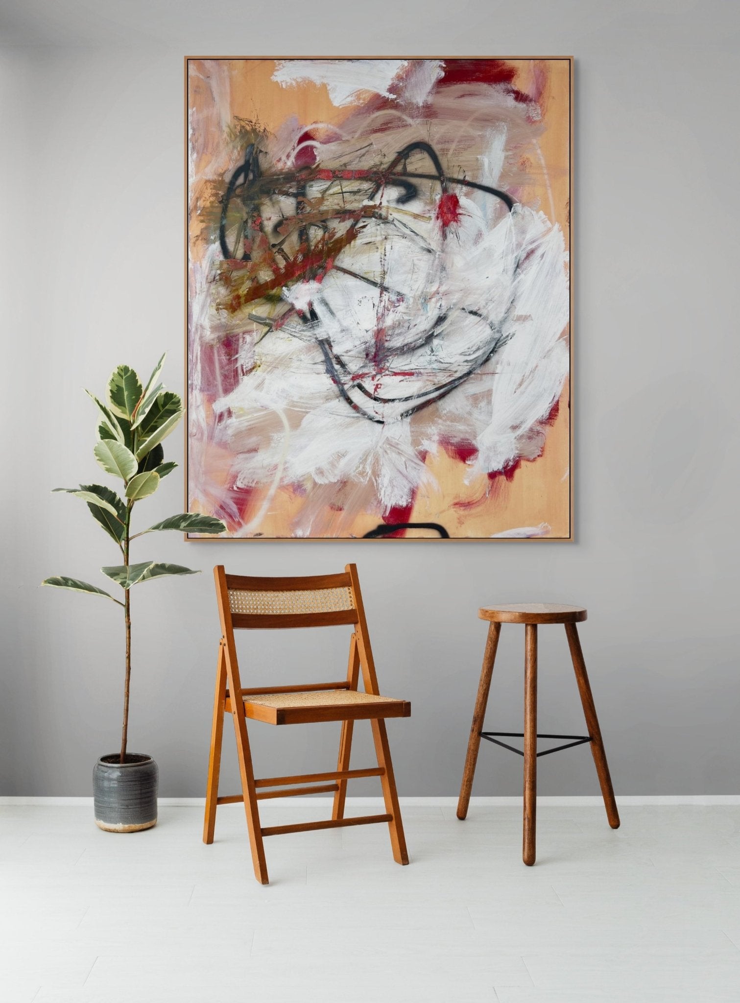 Wild Strawberry - Tommaso Fattovich - Abstract Painting - Ideelart