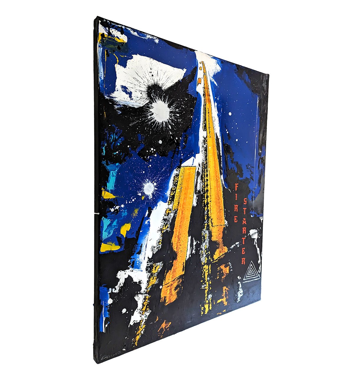 Fire Starter (020) - Jason Engelund - Abstract Painting - Ideelart